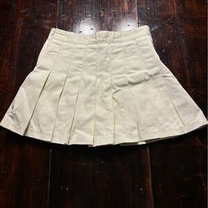 Brandy Melville Elegant Cream Skirt